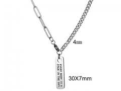 HY Wholesale Necklaces Stainless Steel 316L Jewelry Necklaces-HY0132N017
