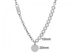 HY Wholesale Necklaces Stainless Steel 316L Jewelry Necklaces-HY0132N050