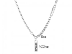 HY Wholesale Necklaces Stainless Steel 316L Jewelry Necklaces-HY0132N102