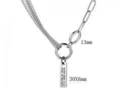 HY Wholesale Necklaces Stainless Steel 316L Jewelry Necklaces-HY0132N016