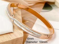 HY Wholesale Bangle Stainless Steel 316L Jewelry Bangle-HY0033B005