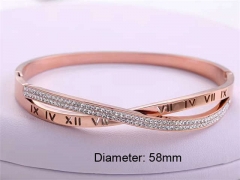 HY Wholesale Bangle Stainless Steel 316L Jewelry Bangle-HY0033B034