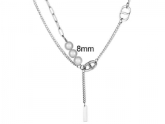 HY Wholesale Necklaces Stainless Steel 316L Jewelry Necklaces-HY0132N048