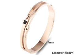 HY Wholesale Bangle Stainless Steel 316L Jewelry Bangle-HY0138B022