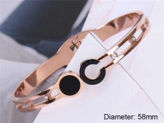 HY Wholesale Bangle Stainless Steel 316L Jewelry Bangle-HY0033B119