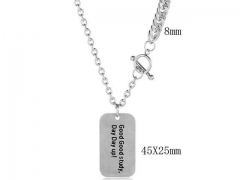 HY Wholesale Necklaces Stainless Steel 316L Jewelry Necklaces-HY0132N012