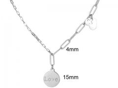 HY Wholesale Necklaces Stainless Steel 316L Jewelry Necklaces-HY0132N085