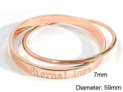 HY Wholesale Bangle Stainless Steel 316L Jewelry Bangle-HY0123B046