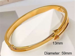 HY Wholesale Bangle Stainless Steel 316L Jewelry Bangle-HY0123B128