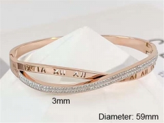HY Wholesale Bangle Stainless Steel 316L Jewelry Bangle-HY0123B107