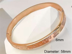 HY Wholesale Bangle Stainless Steel 316L Jewelry Bangle-HY0123B147