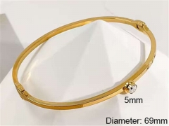 HY Wholesale Bangle Stainless Steel 316L Jewelry Bangle-HY0123B143