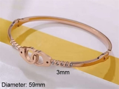 HY Wholesale Bangle Stainless Steel 316L Jewelry Bangle-HY0123B012