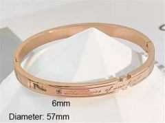 HY Wholesale Bangle Stainless Steel 316L Jewelry Bangle-HY0123B197