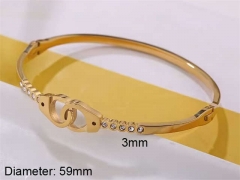 HY Wholesale Bangle Stainless Steel 316L Jewelry Bangle-HY0123B014