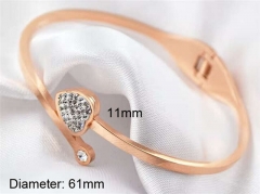 HY Wholesale Bangle Stainless Steel 316L Jewelry Bangle-HY0123B023