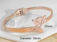 HY Wholesale Bangle Stainless Steel 316L Jewelry Bangle-HY0123B097