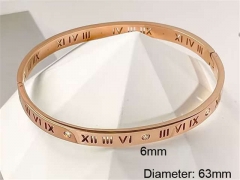 HY Wholesale Bangle Stainless Steel 316L Jewelry Bangle-HY0123B073