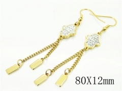 HY Wholesale Earrings 316L Stainless Steel Earrings-HY60E0856KLQ