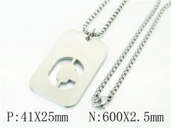 HY Wholesale Necklaces Stainless Steel 316L Jewelry Necklaces-HY41N0018PC
