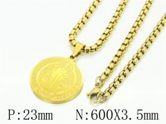 HY Wholesale Necklaces Stainless Steel 316L Jewelry Necklaces-HY61N1085PQ