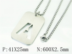 HY Wholesale Necklaces Stainless Steel 316L Jewelry Necklaces-HY41N0016PQ