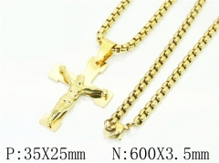 HY Wholesale Necklaces Stainless Steel 316L Jewelry Necklaces-HY61N1080NW