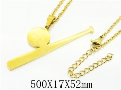 HY Wholesale Necklaces Stainless Steel 316L Jewelry Necklaces-HY56N0083ML
