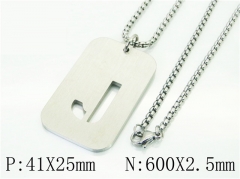 HY Wholesale Necklaces Stainless Steel 316L Jewelry Necklaces-HY41N0025PQ