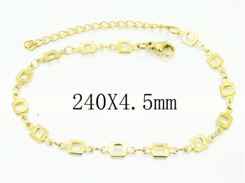 HY Wholesale Bracelets 316L Stainless Steel Jewelry Bracelets-HY12B0304JX