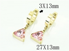 HY Wholesale Earrings 316L Stainless Steel Earrings-HY32E0246HIE