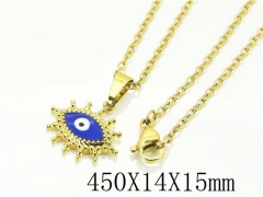 HY Wholesale Necklaces Stainless Steel 316L Jewelry Necklaces-HY24N0098MLD