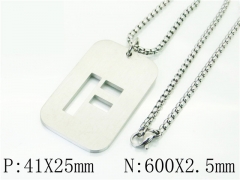 HY Wholesale Necklaces Stainless Steel 316L Jewelry Necklaces-HY41N0021PF