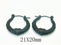 HY Wholesale Earrings 316L Stainless Steel Earrings-HY70E1072LB