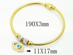 HY Wholesale Bangles Jewelry Stainless Steel 316L Fashion Bangle-HY32B0645HID