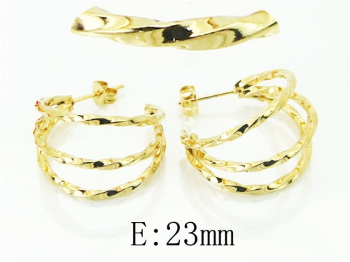 HY Wholesale Earrings 316L Stainless Steel Earrings-HY58E1801LA