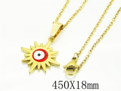 HY Wholesale Necklaces Stainless Steel 316L Jewelry Necklaces-HY24N0095MLC