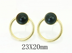 HY Wholesale Earrings 316L Stainless Steel Earrings-HY32E0252HIS