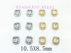 HY Wholesale Earrings 316L Stainless Steel Earrings-HY59E1042IPL