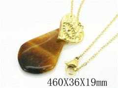HY Wholesale Necklaces Stainless Steel 316L Jewelry Necklaces-HY92N0448HLX