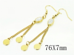 HY Wholesale Earrings 316L Stainless Steel Earrings-HY60E0810KLC