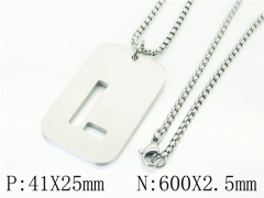 HY Wholesale Necklaces Stainless Steel 316L Jewelry Necklaces-HY41N0027PB