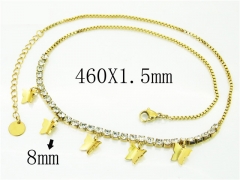 HY Wholesale Necklaces Stainless Steel 316L Jewelry Necklaces-HY32N0733HHF