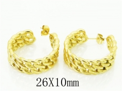 HY Wholesale Earrings 316L Stainless Steel Earrings-HY32E0284HHA