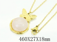 HY Wholesale Necklaces Stainless Steel 316L Jewelry Necklaces-HY92N0442HLU