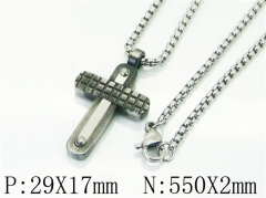 HY Wholesale Necklaces Stainless Steel 316L Jewelry Necklaces-HY41N0045HNR