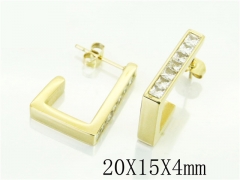 HY Wholesale Earrings 316L Stainless Steel Earrings-HY32E0265HHA