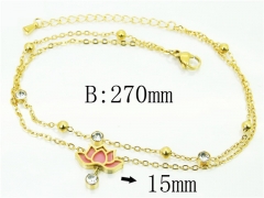 HY Wholesale Bracelets 316L Stainless Steel Jewelry Bracelets-HY32B0640PLD