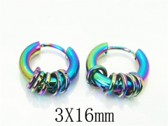 HY Wholesale Earrings 316L Stainless Steel Earrings-HY60E0773IOG