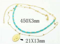 HY Wholesale Necklaces Stainless Steel 316L Jewelry Necklaces-HY92N0435HLV